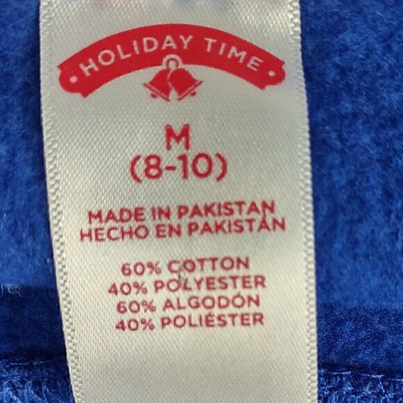 Holiday Time "Let It Snow" Snowman Snowflakes Ugly Christmas Sweater Size M - Picture 11 of 12